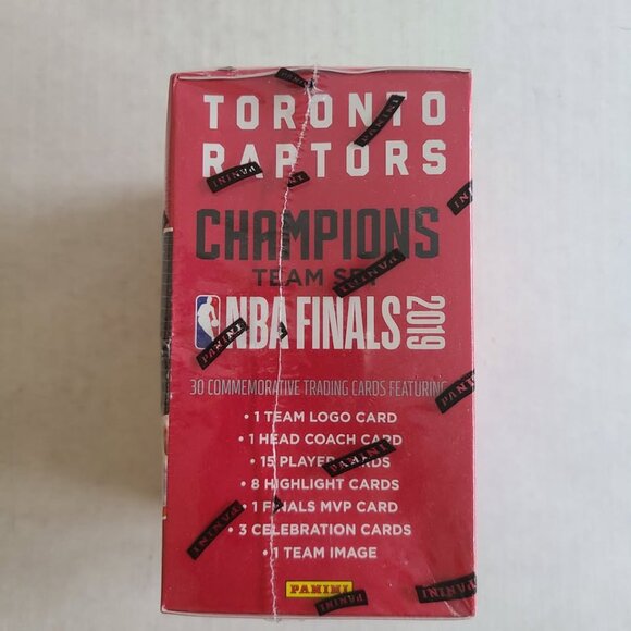 Panini 2019 NBA Champions Toronto Raptors Limited Edition Team Set Card Box NEW - Picture 2 of 6